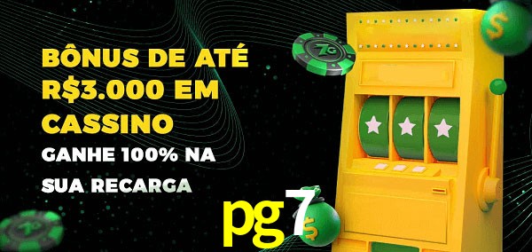 pg7 melhor bônus de depósito