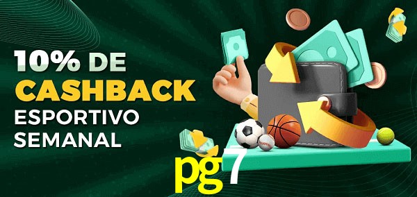 10% de bônus de cashback na pg7
