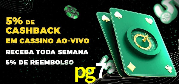 Promoções do cassino ao Vivo pg7